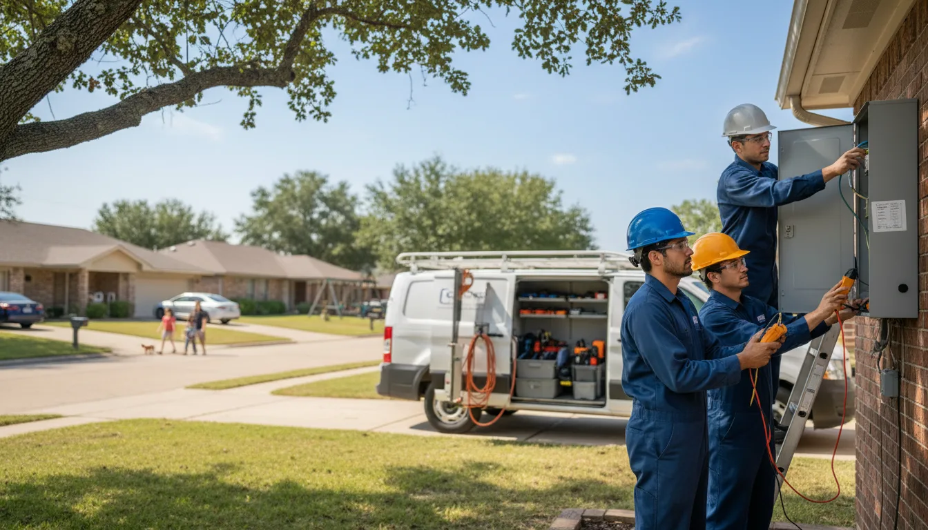 Certified electrician providing emergency electrical services in Fulton, AL